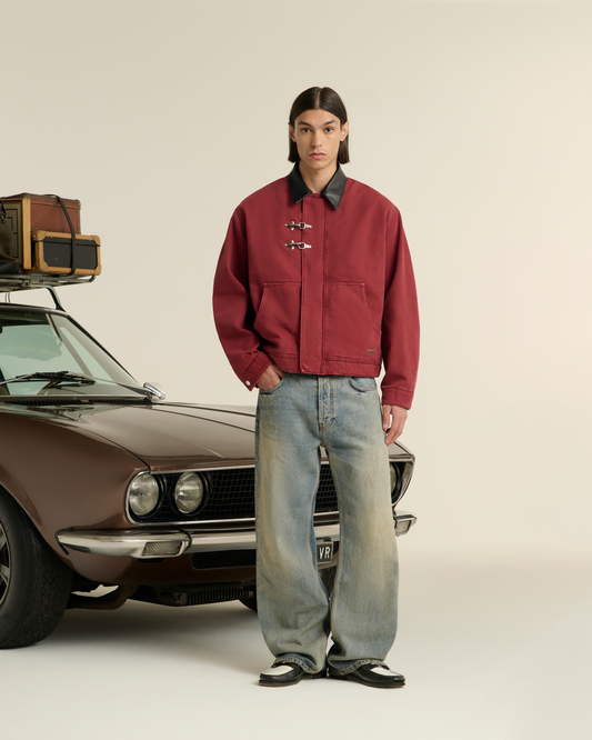 545 Zipper Canvas Blouson Jacket