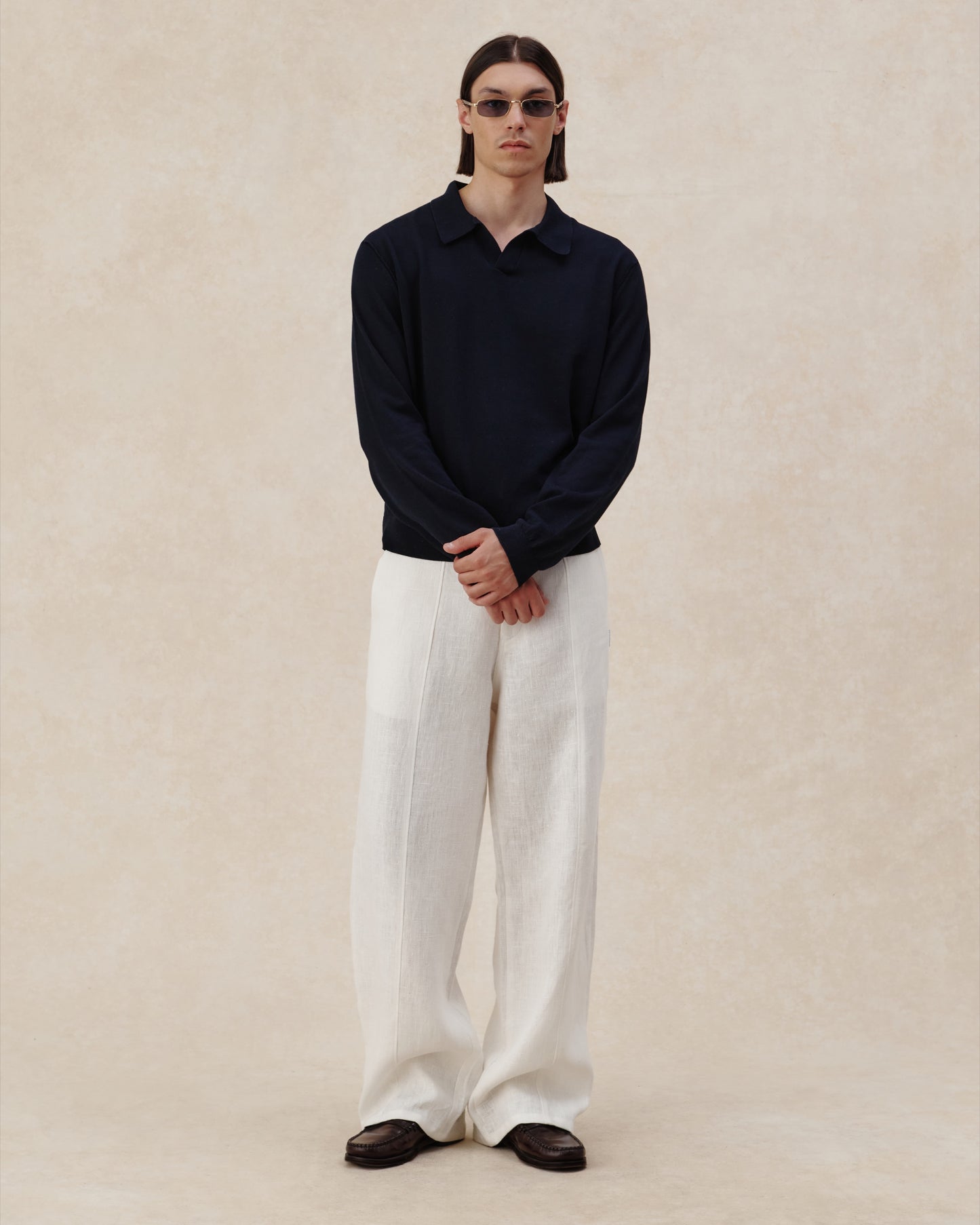545 Tailored Heavy Linen Pants