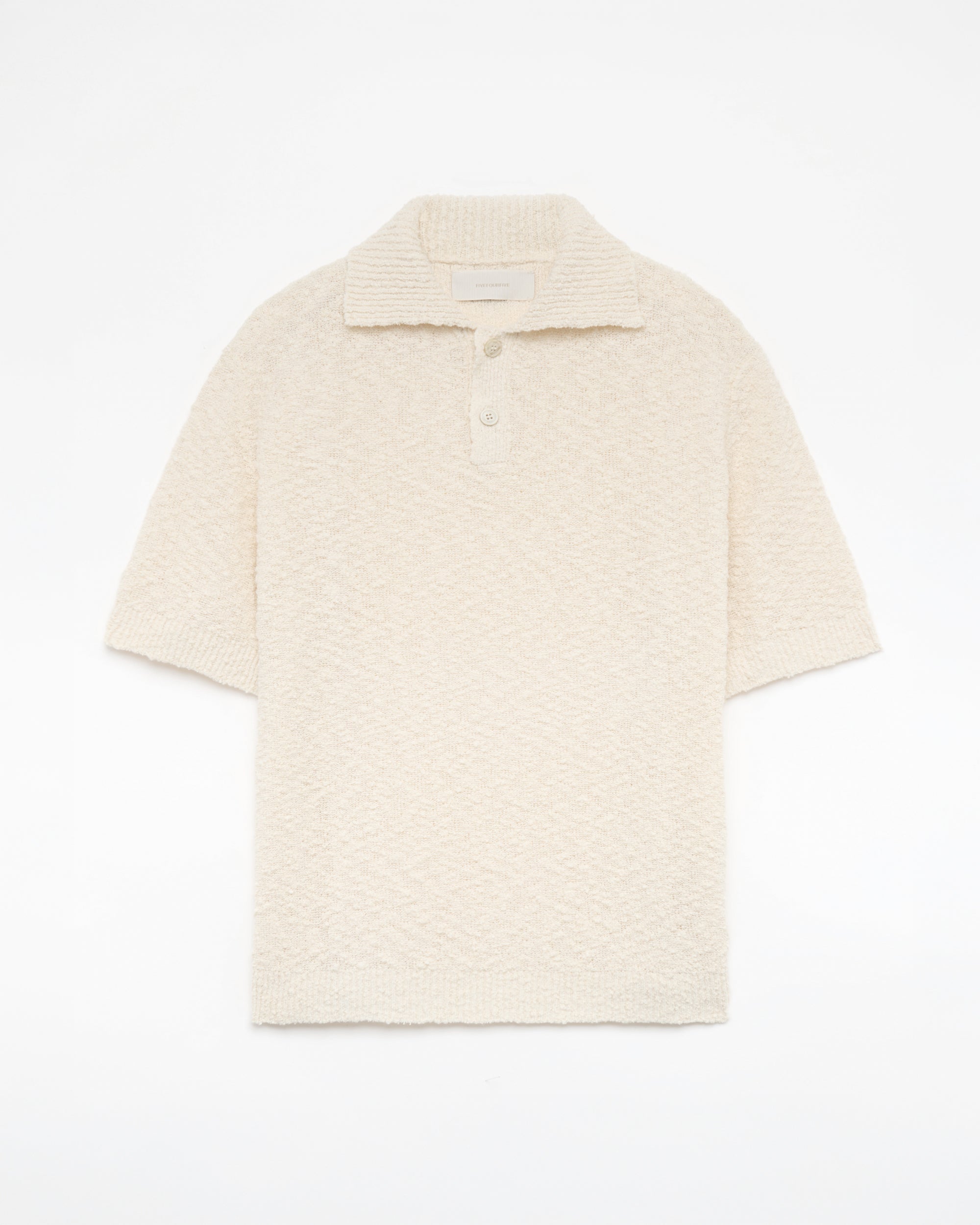 545 Bouclè Polo Shirt