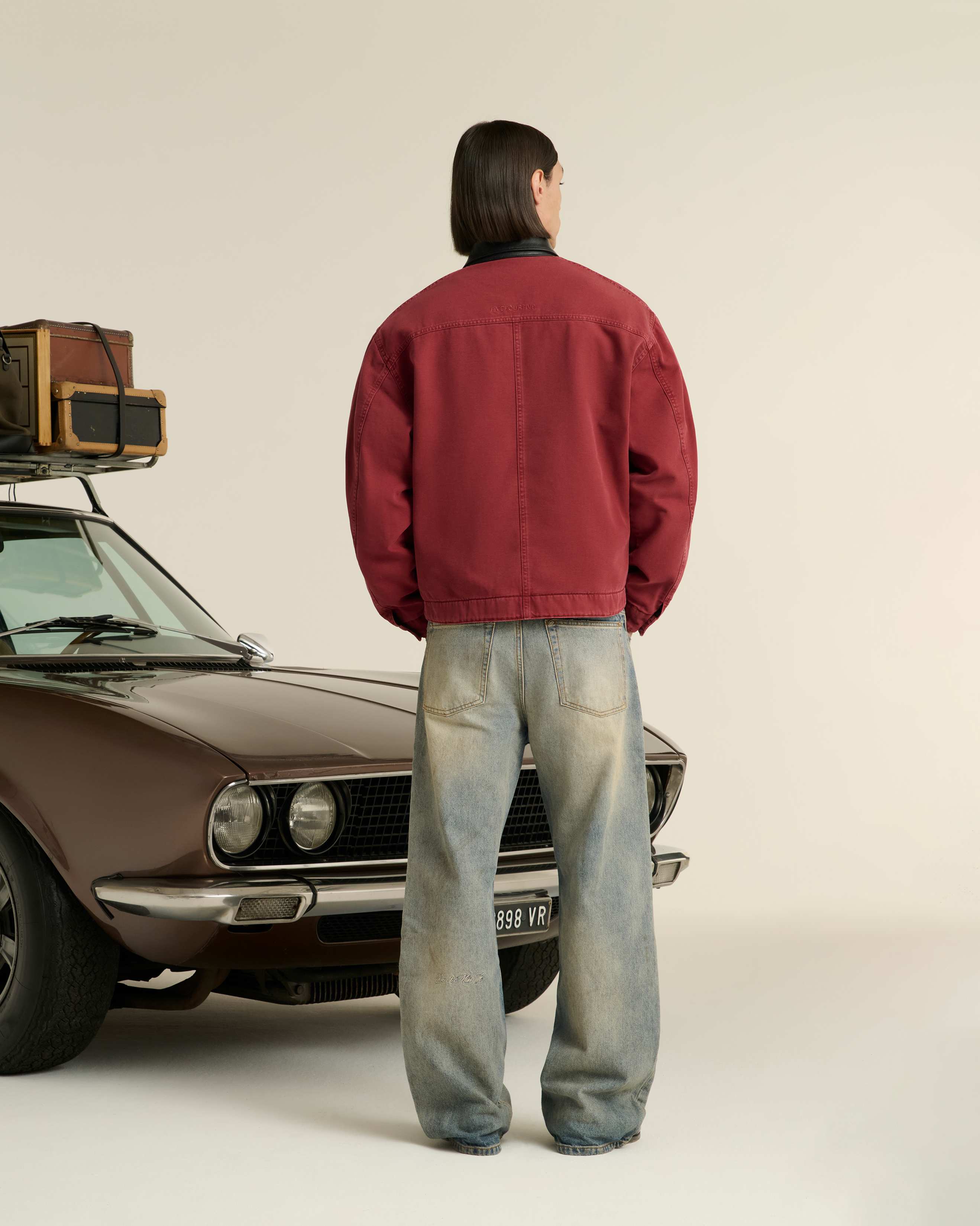 545 Zipper Canvas Blouson Jacket