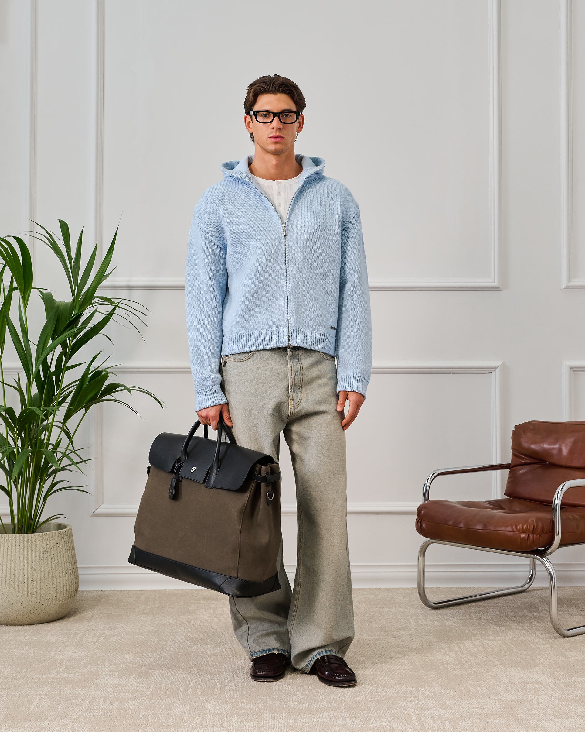 545 Knitted Zip Hoodie