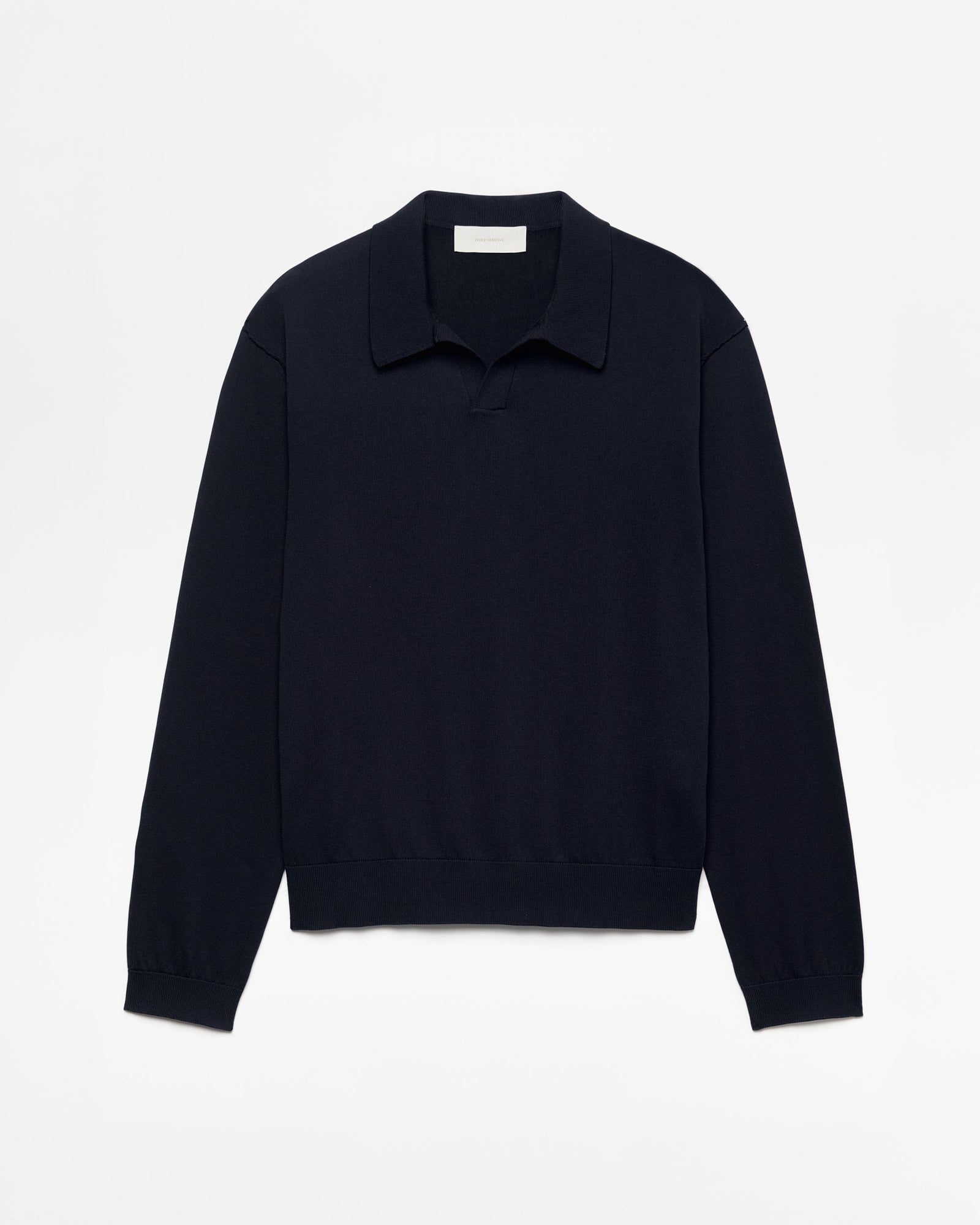 545 Knitted Polo Longsleeve