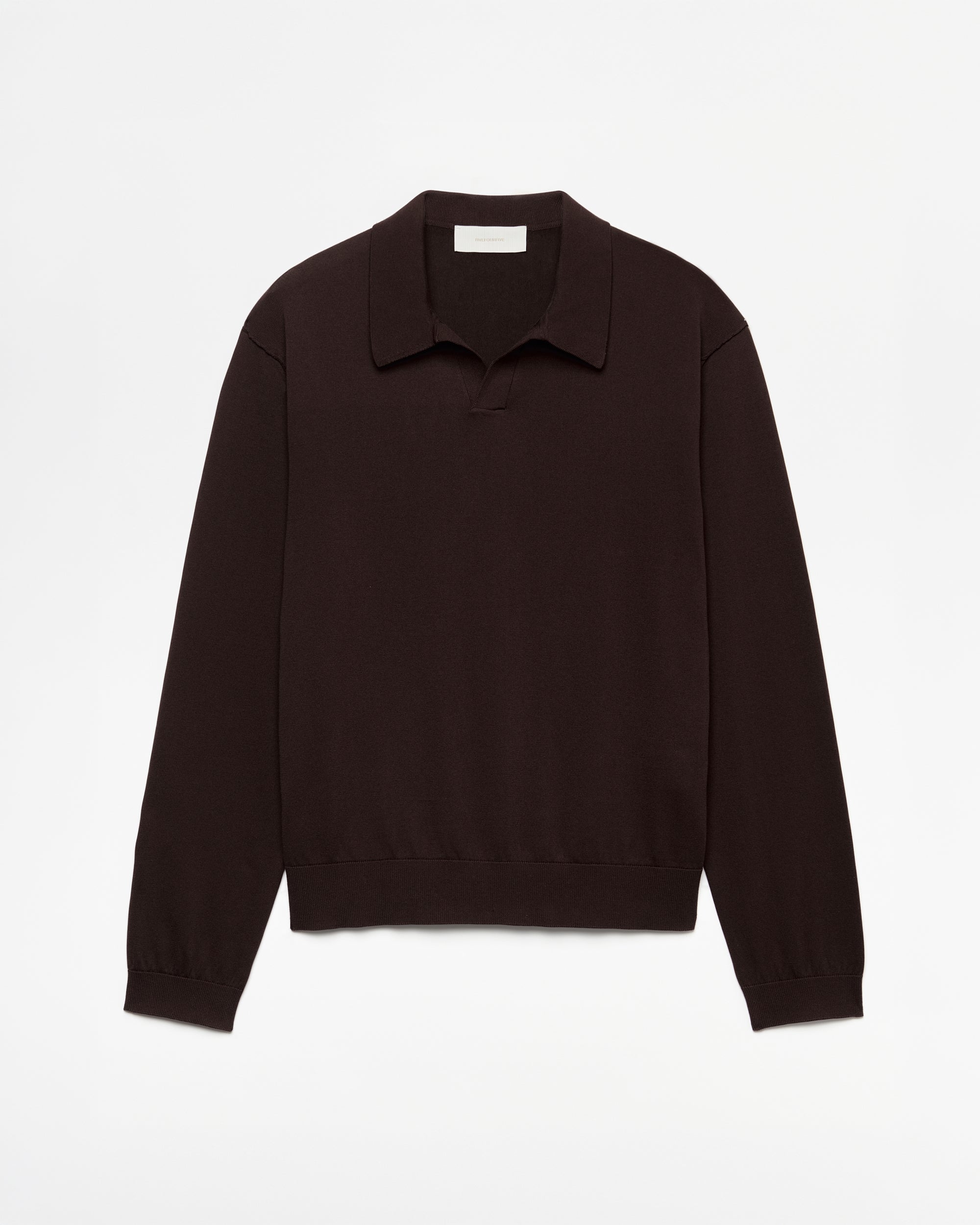 545 Knitted Polo Longsleeve