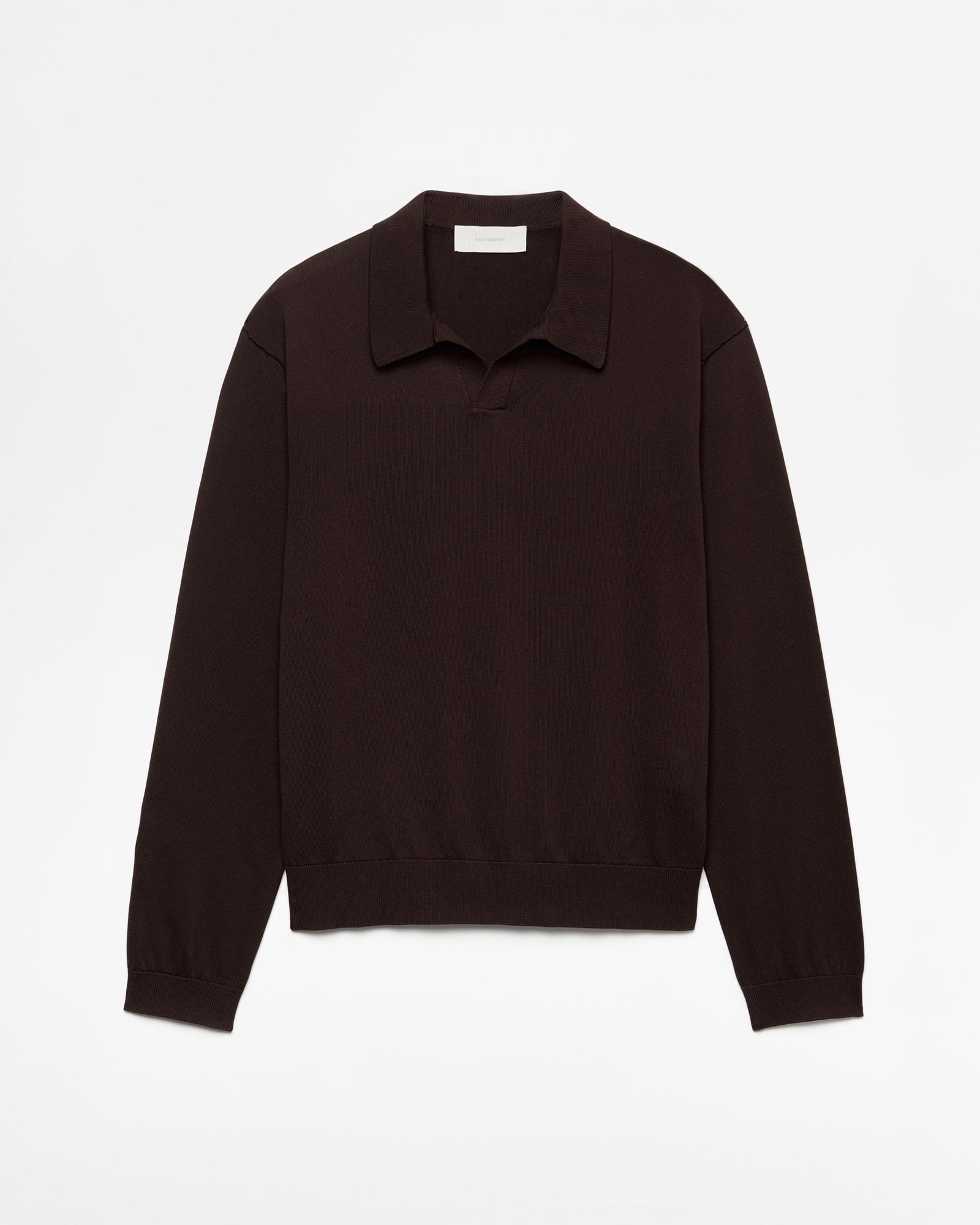 545 Knitted Polo Longsleeve