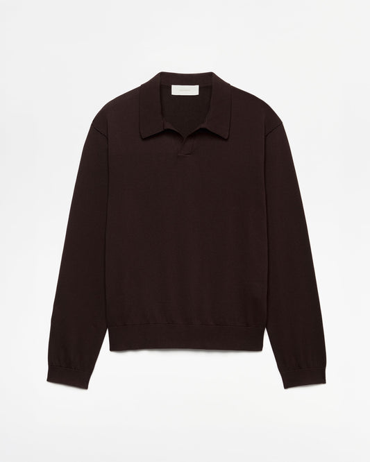 545 Knitted Polo Longsleeve