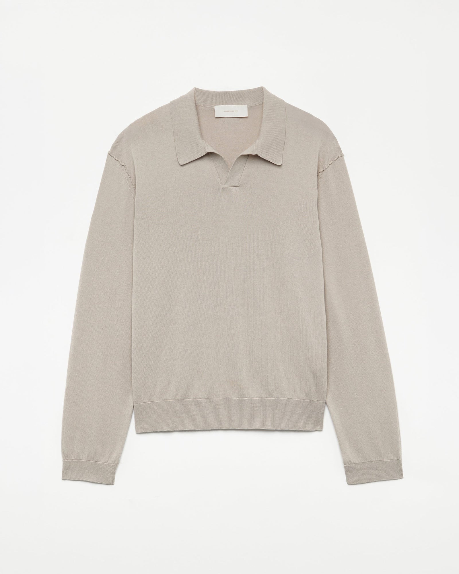 545 Knitted Polo Longsleeve