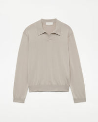 545 Knitted Polo Longsleeve