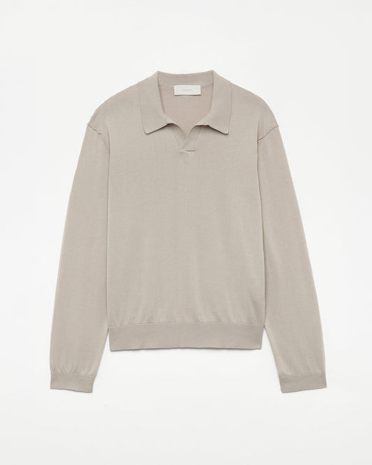 545 Knitted Polo Longsleeve