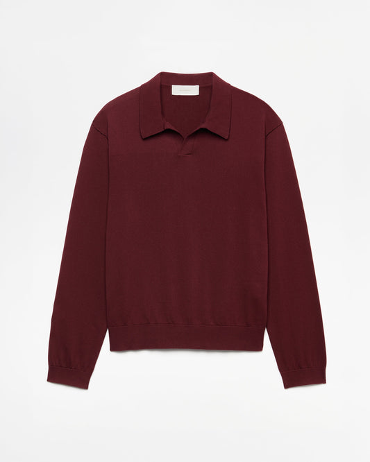 545 Knitted Polo Longsleeve