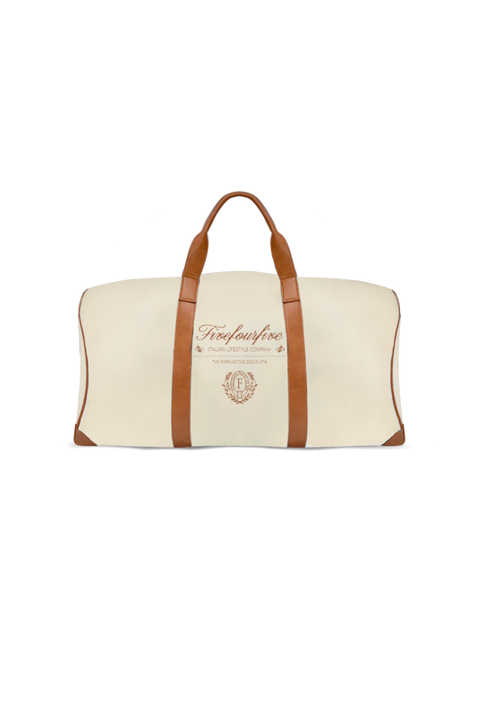 545 XL PASSENGER TRAVEL BAG WHITE/BROWN