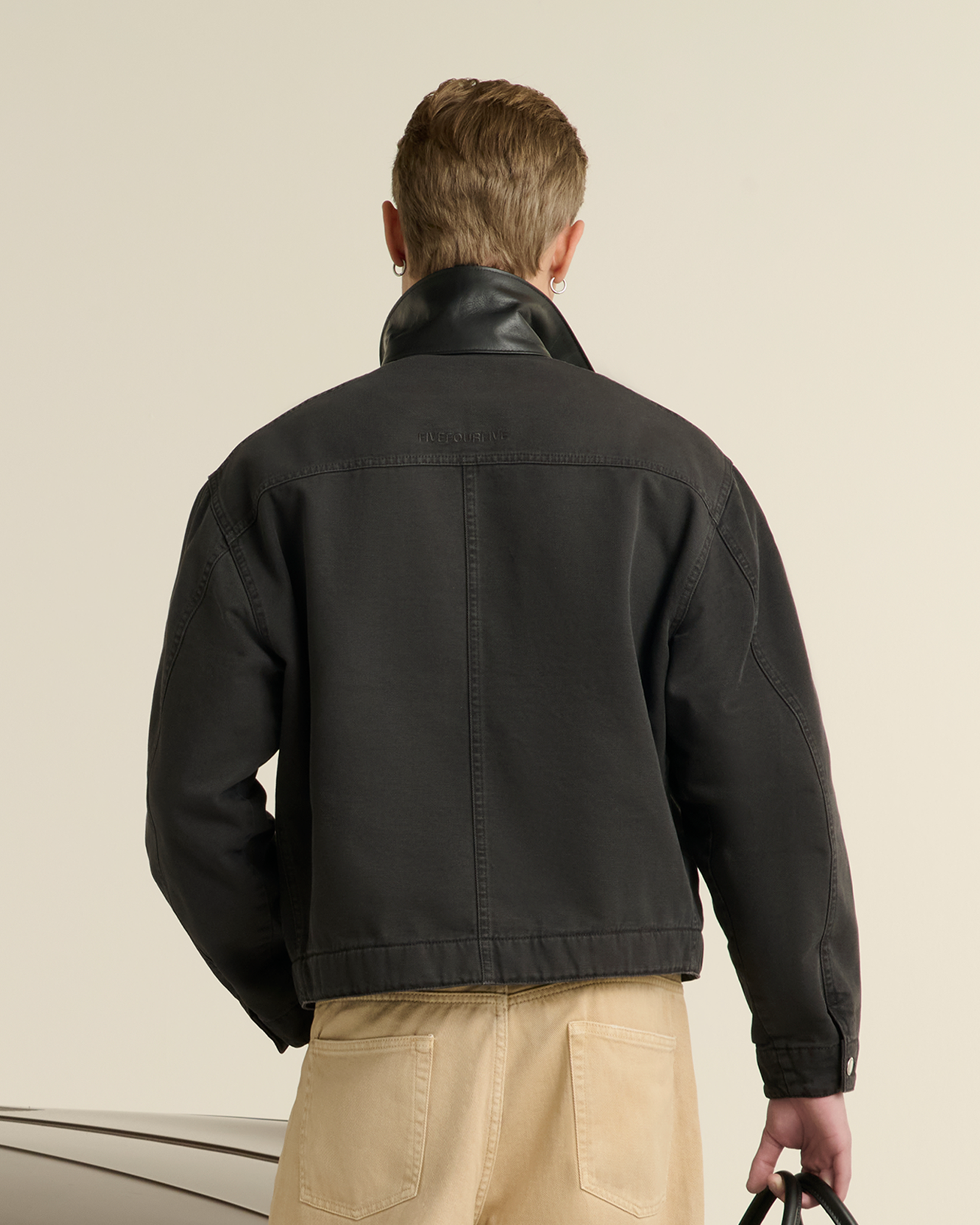 545 Zipper Canvas Blouson Jacket