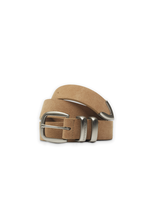 545 SUEDE BELT SAND BEIGE