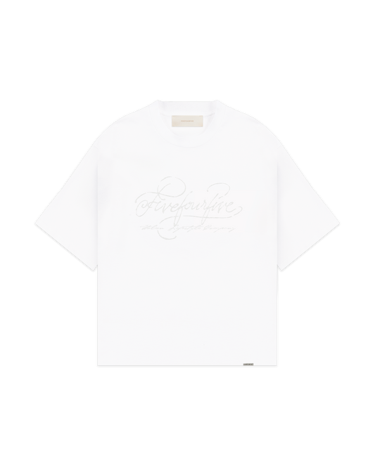 545 Calligraphic Logo Tee