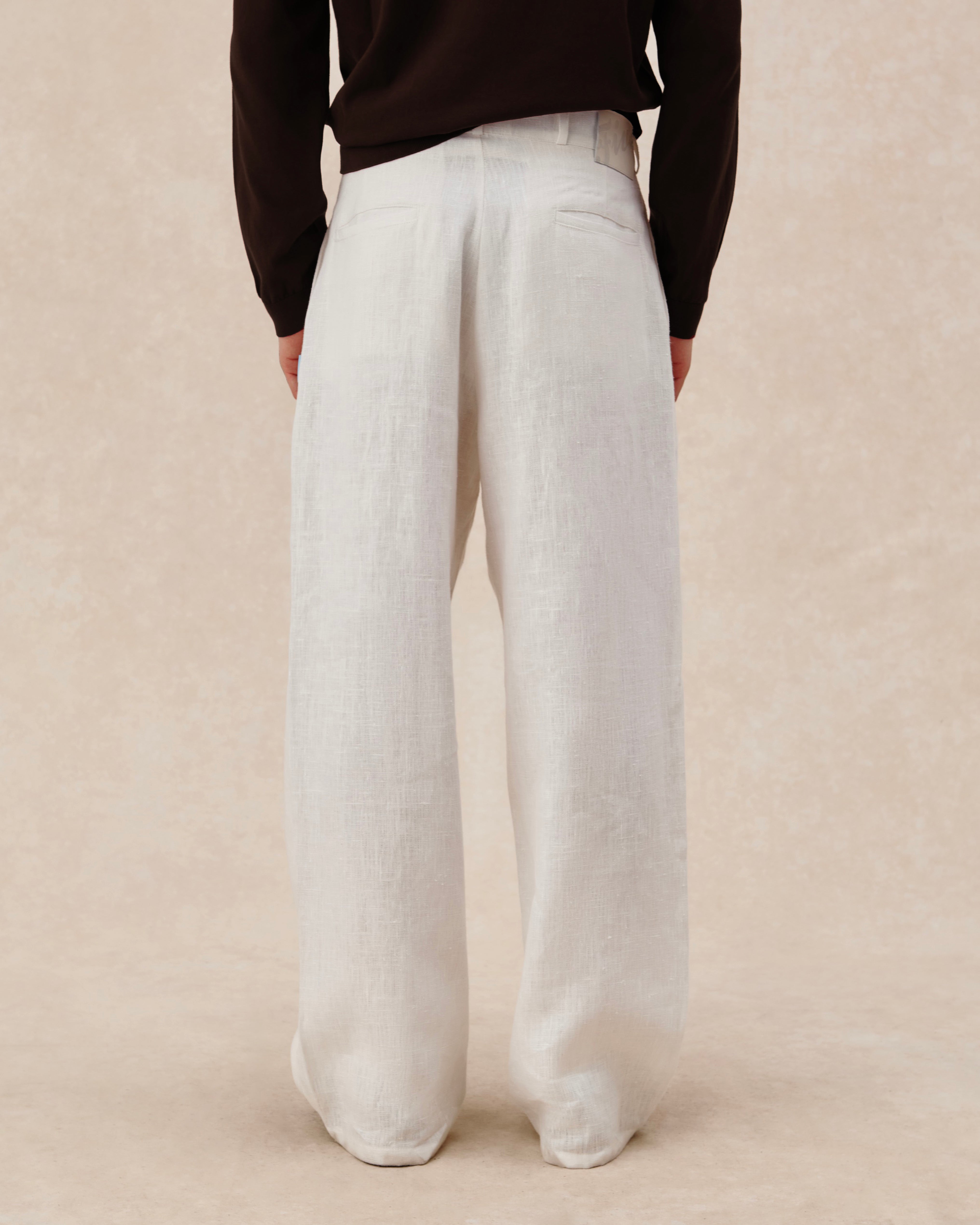 545 Tailored Heavy Linen Pants