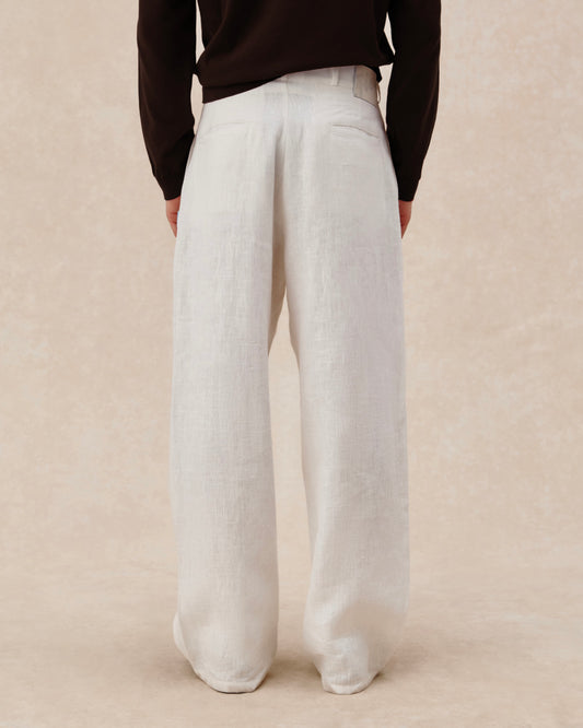 545 Tailored Heavy Linen Pants