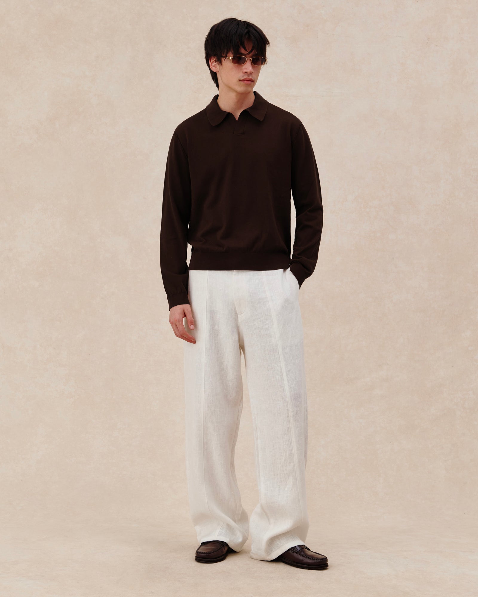 545 Tailored Heavy Linen Pants