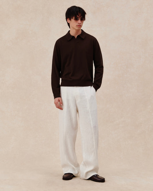 545 Tailored Heavy Linen Pants