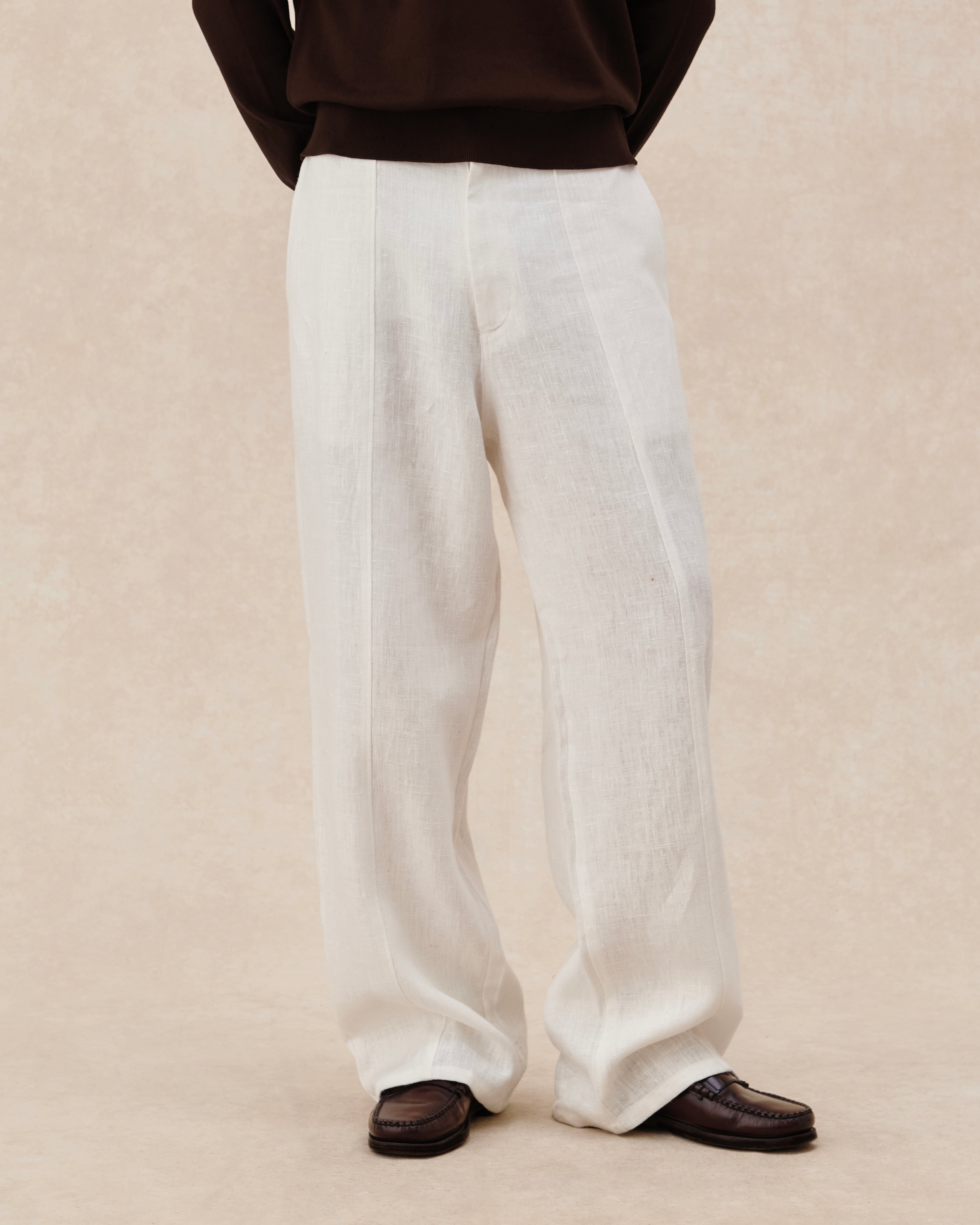 545 Tailored Heavy Linen Pants