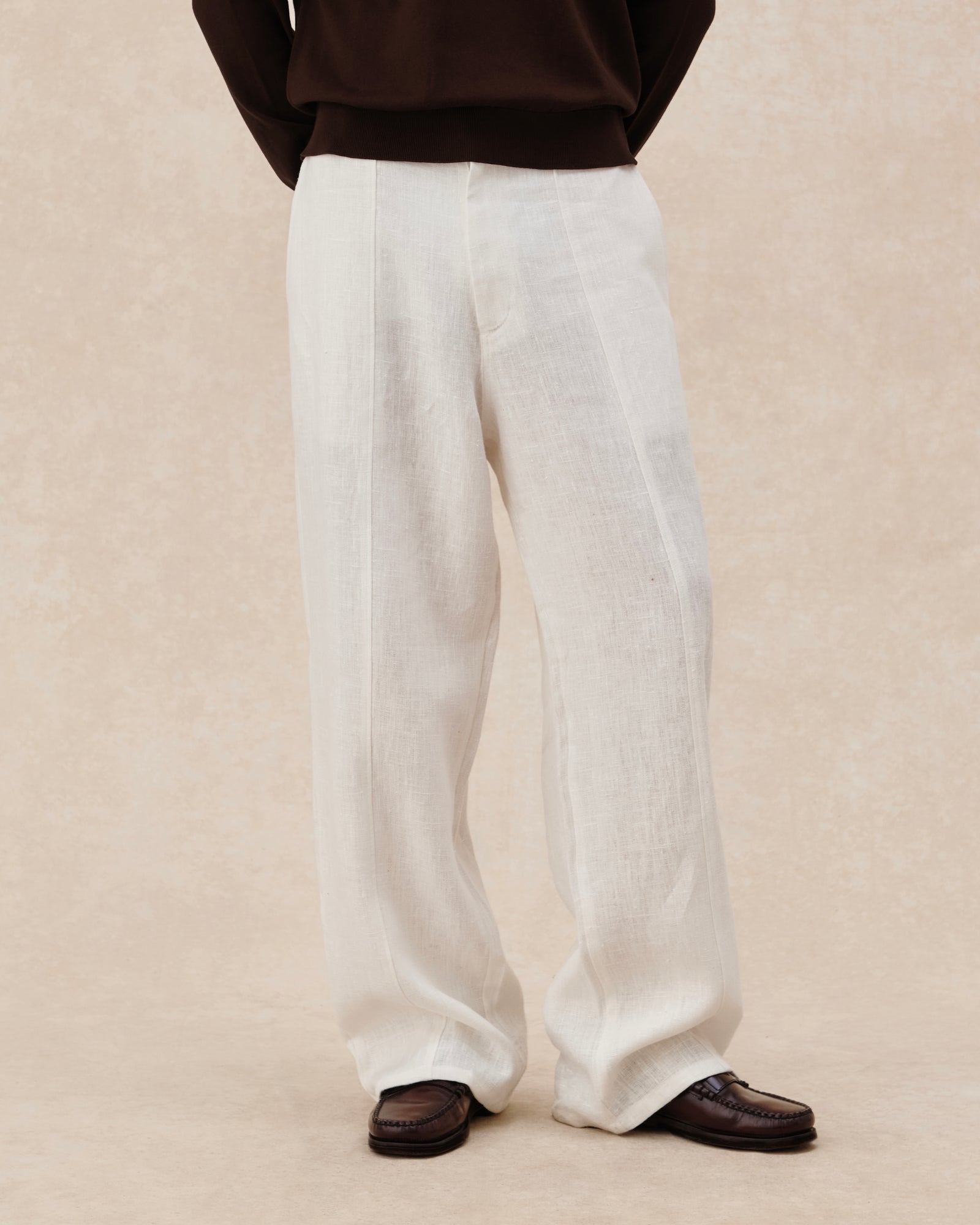 545 Tailored Heavy Linen Pants