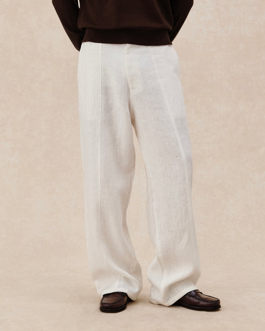 545 Tailored Heavy Linen Pants