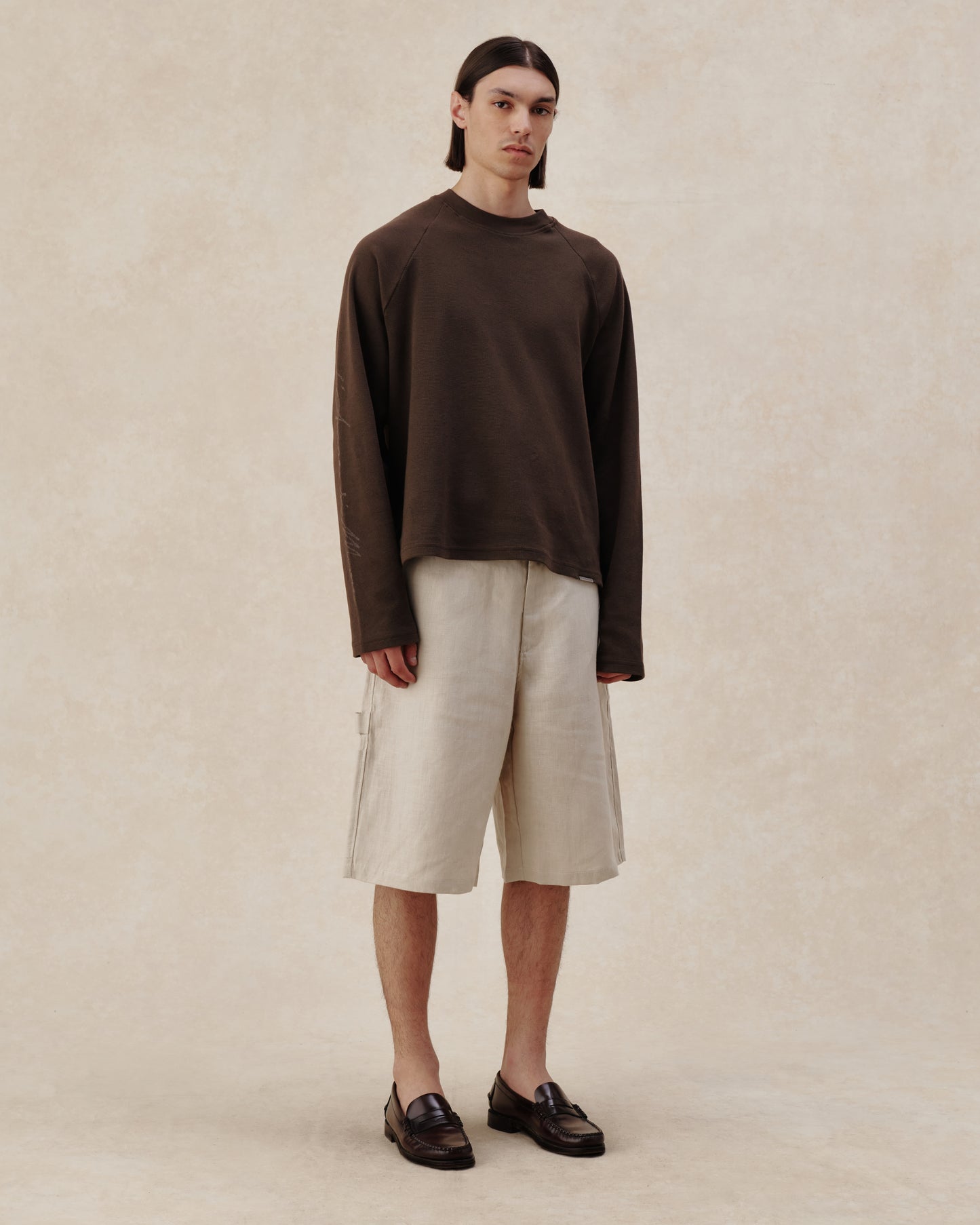 545 Linen Carpenter Shorts