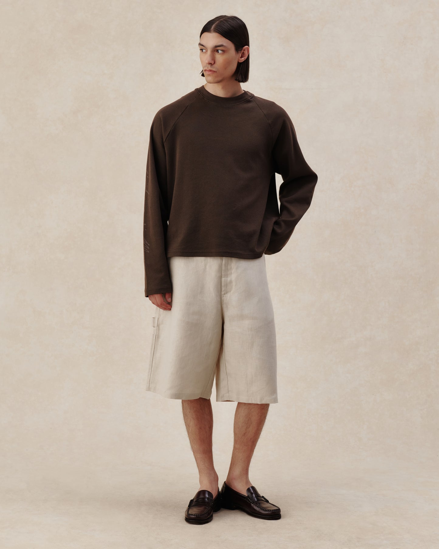 545 Linen Carpenter Shorts