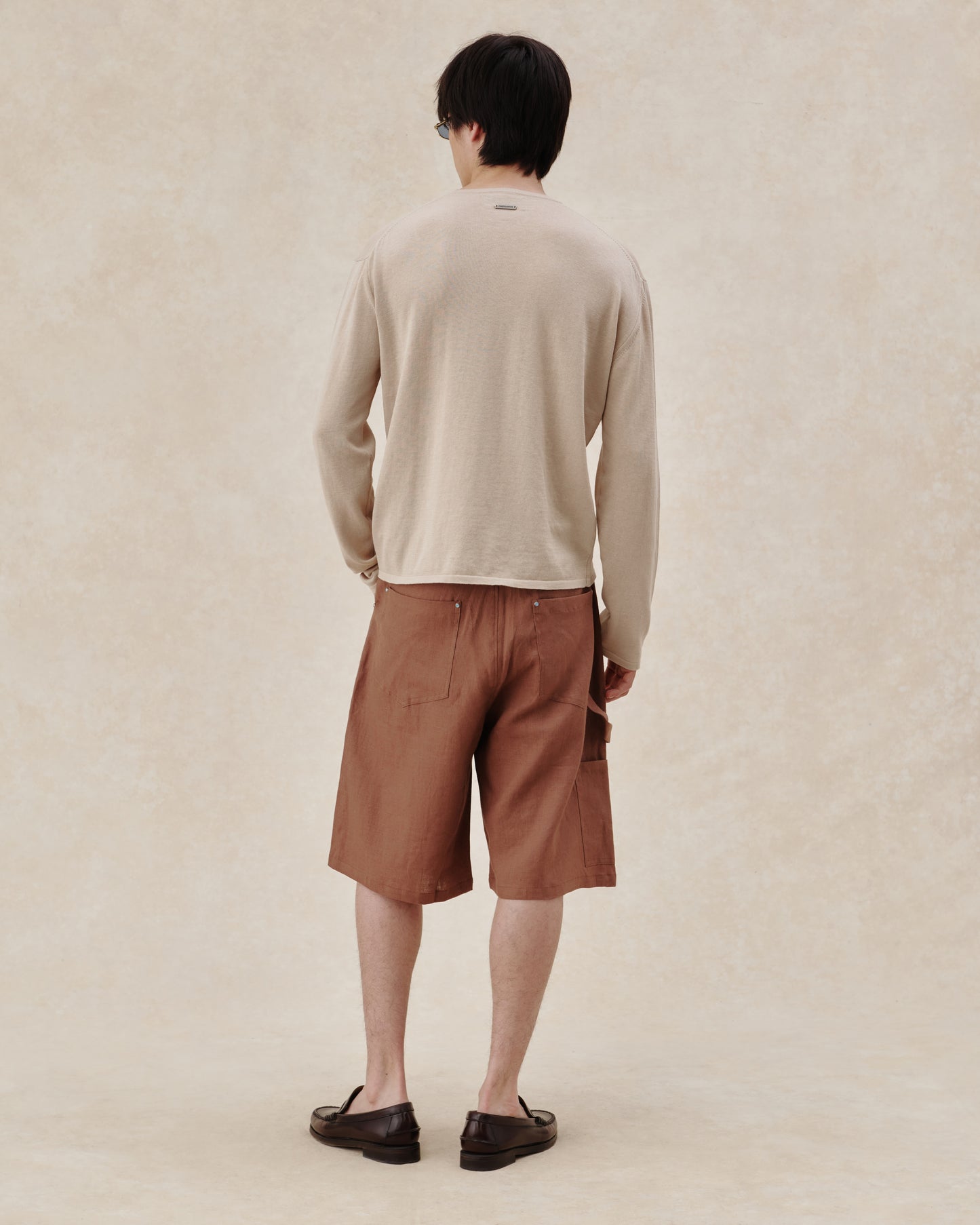 545 Linen Carpenter Shorts
