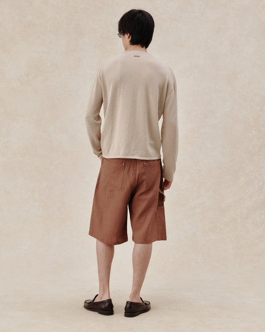 545 Linen Carpenter Shorts