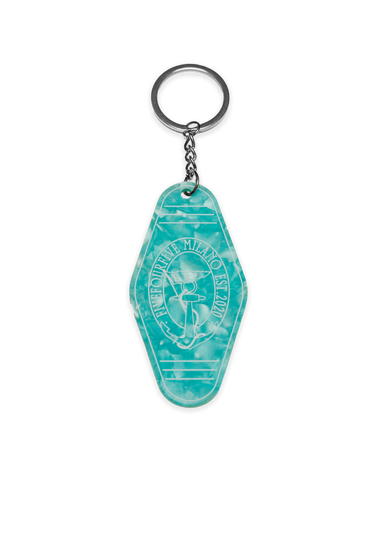 545 HOTEL KEYCHAIN WATER BLUE