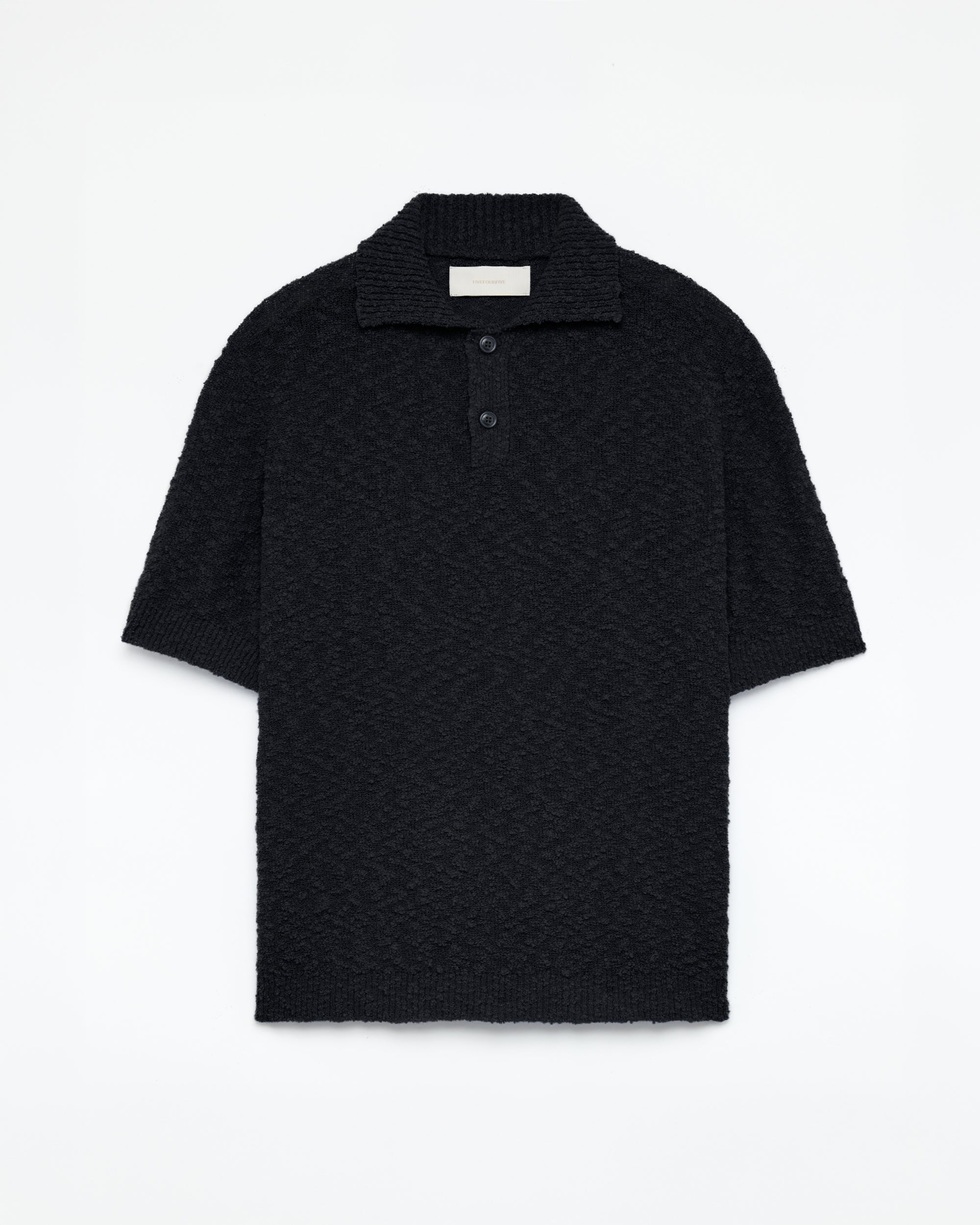 545 Bouclè Polo Shirt