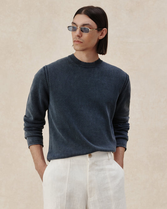 545 Linen Washed Sweater
