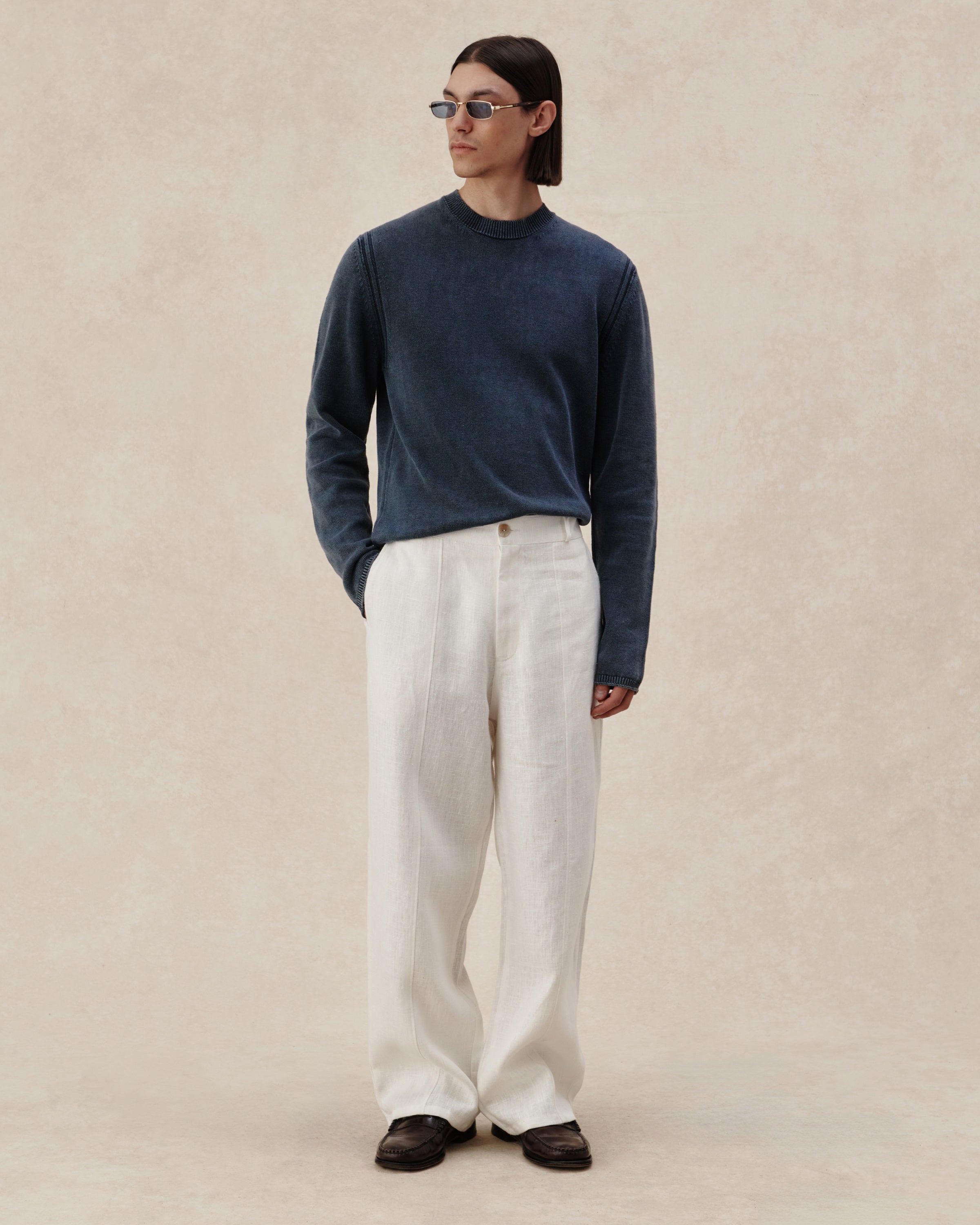 545 Linen Washed Sweater