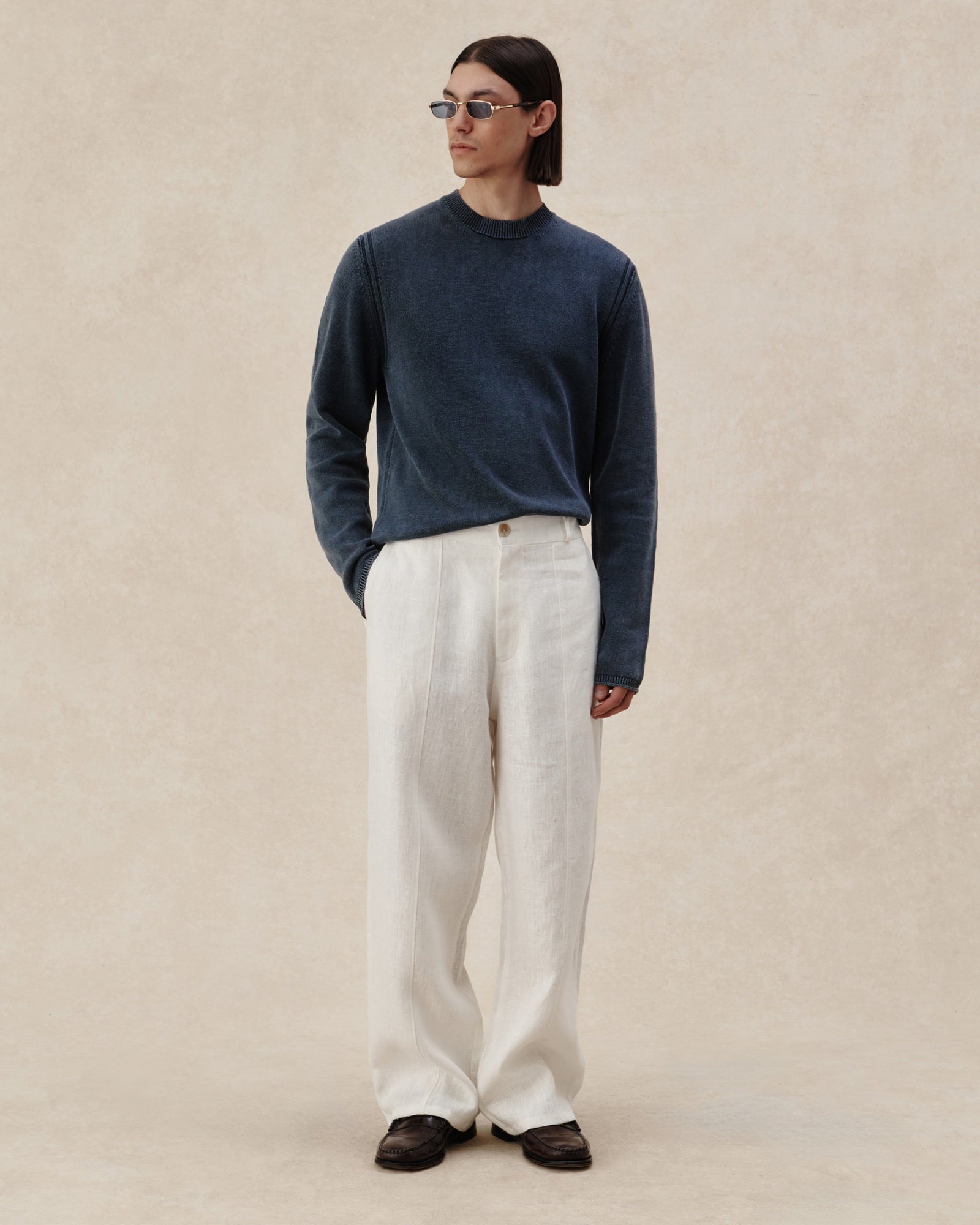 545 Linen Washed Sweater