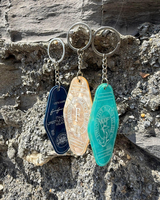 545 HOTEL KEYCHAIN NAVY BLUE