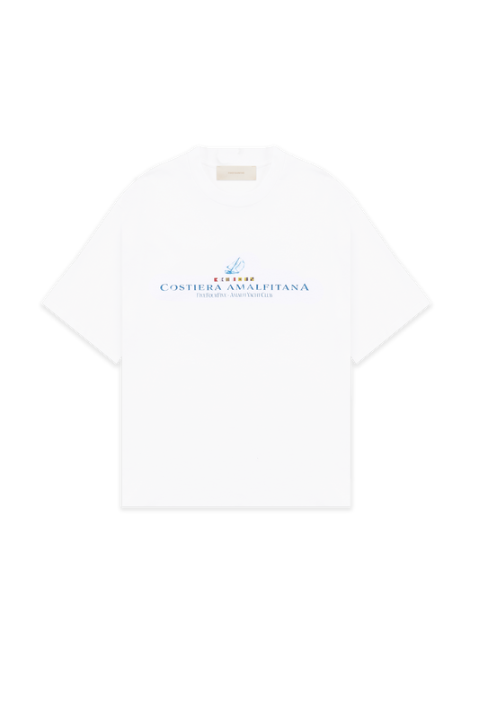 545 AMALFI COAST DREAM DESTINATION TEE WHITE