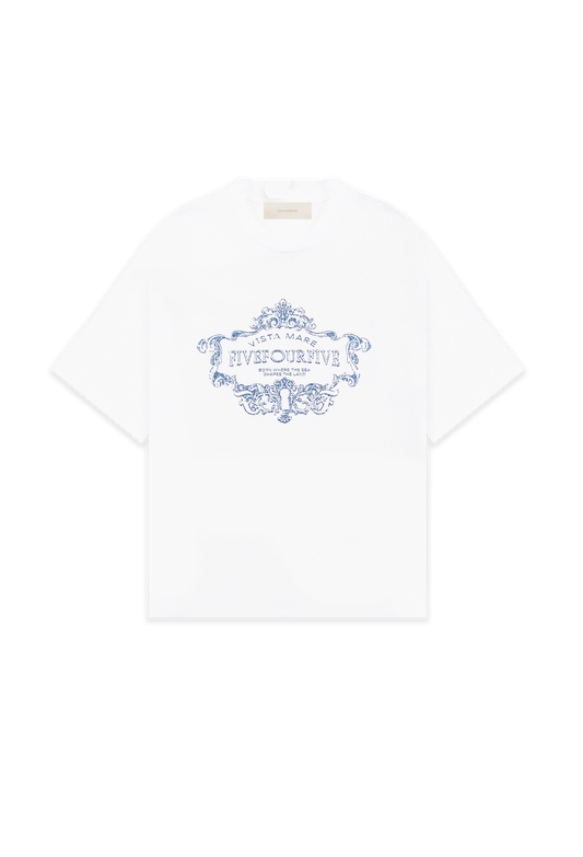 545 EMBLEM TEE WHITE