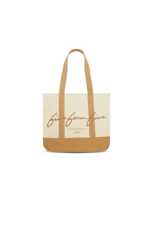 545 SUMMER LOGO TOTE BAG SAND BEIGE