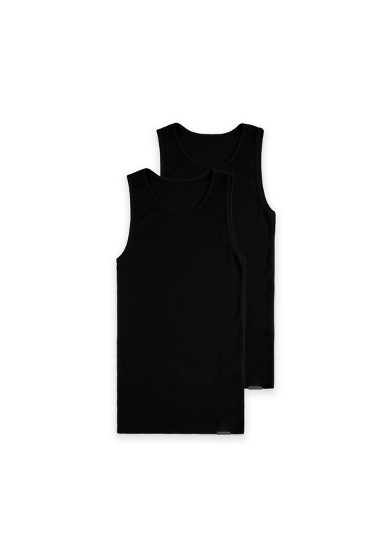 545 EVERYDAY TANK TOP BLACK - TWO PACK