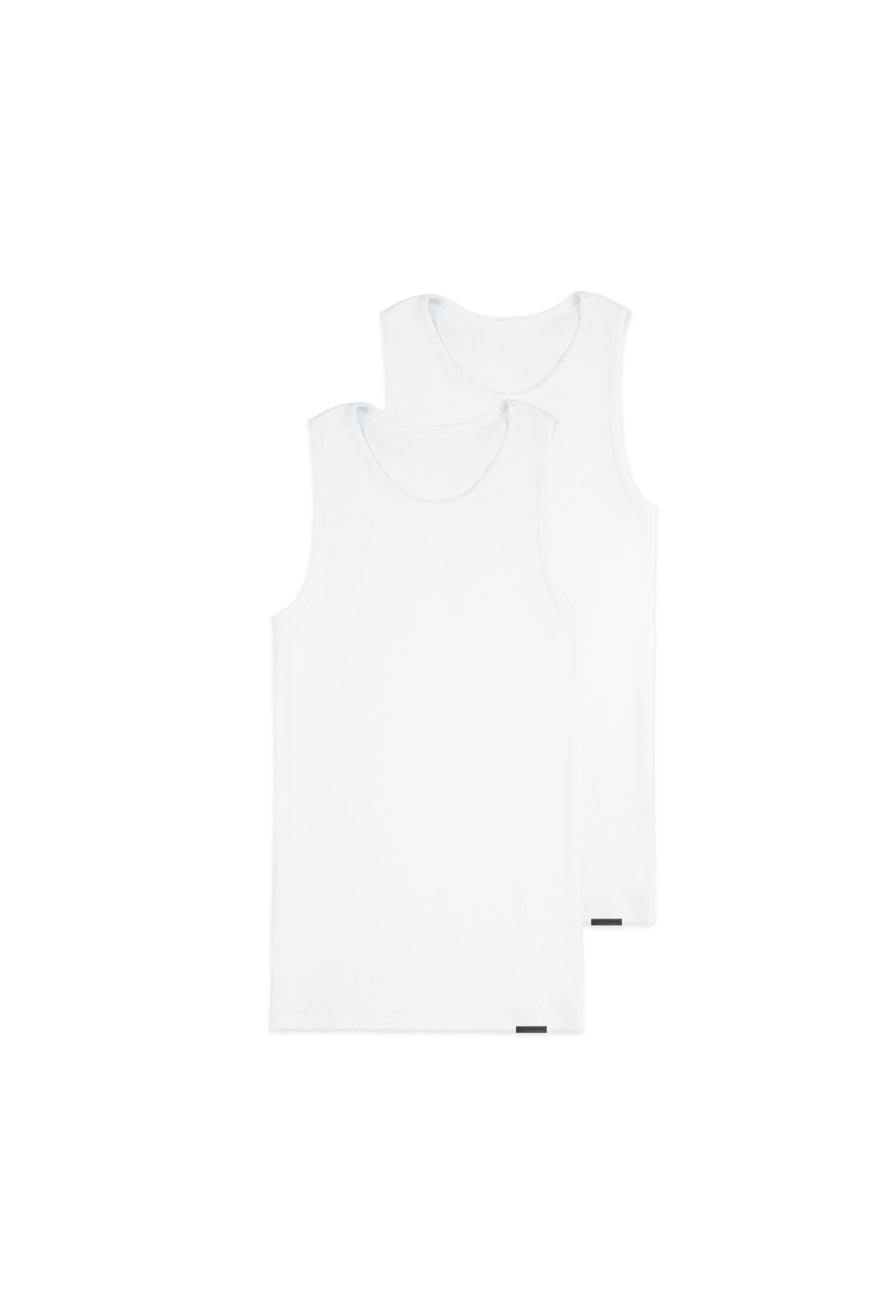 545 EVERYDAY TANK TOP WHITE - TWO PACK
