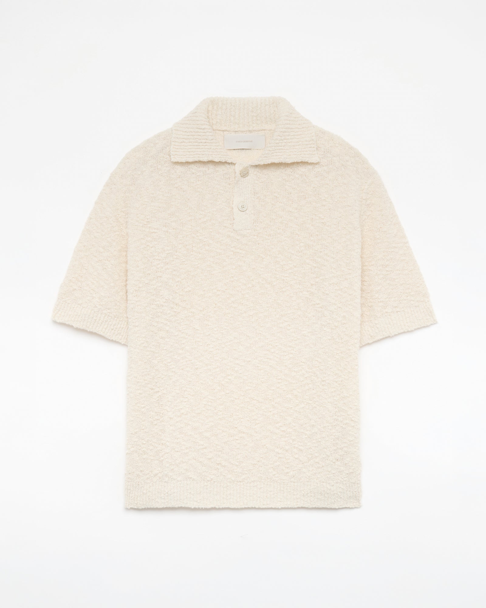545 Bouclè Polo Shirt
