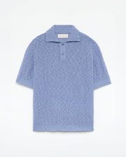 545 Bouclè Polo Shirt