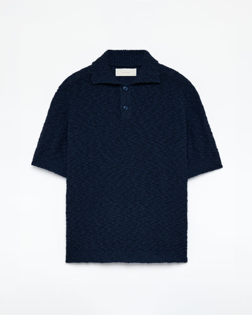 545 Bouclè Polo Shirt
