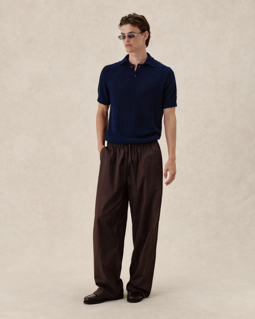 545 Bouclè Polo Shirt