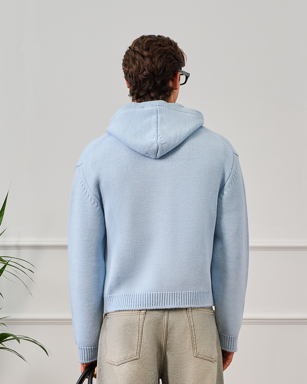 545 Knitted Zip Hoodie