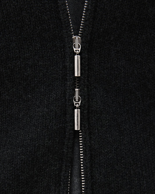 EV. KNIT ZIP BLACK - 4