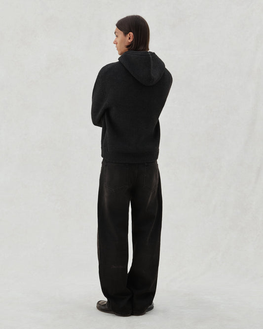 EV. KNIT ZIP BLACK - 6