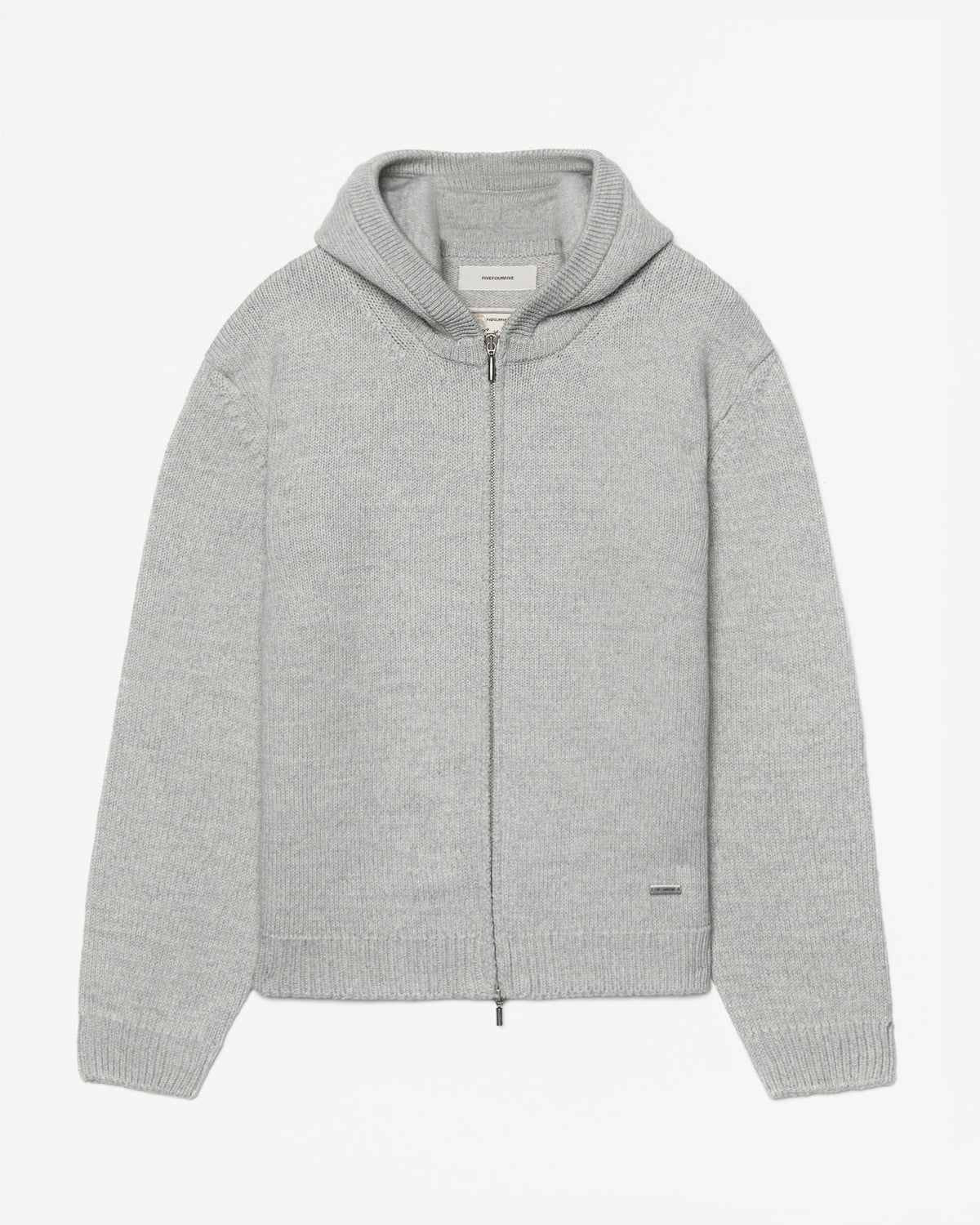 EV. KNIT ZIP GREY - 1