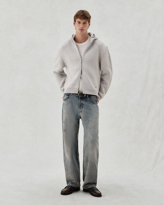 EV. KNIT ZIP GREY - 2