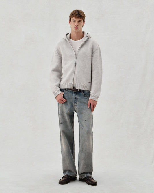 EV. KNIT ZIP GREY - 3