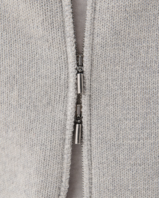 EV. KNIT ZIP GREY - 5